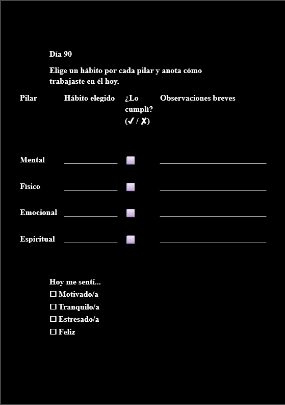 Winter Arc- Programa 90 dias de disciplina